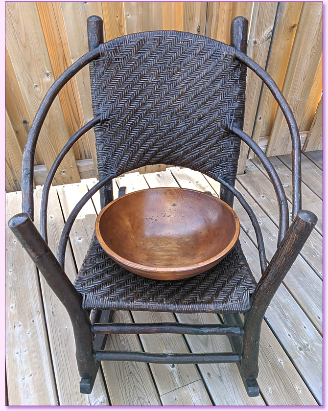 1870s Butter Bowl and Chair
